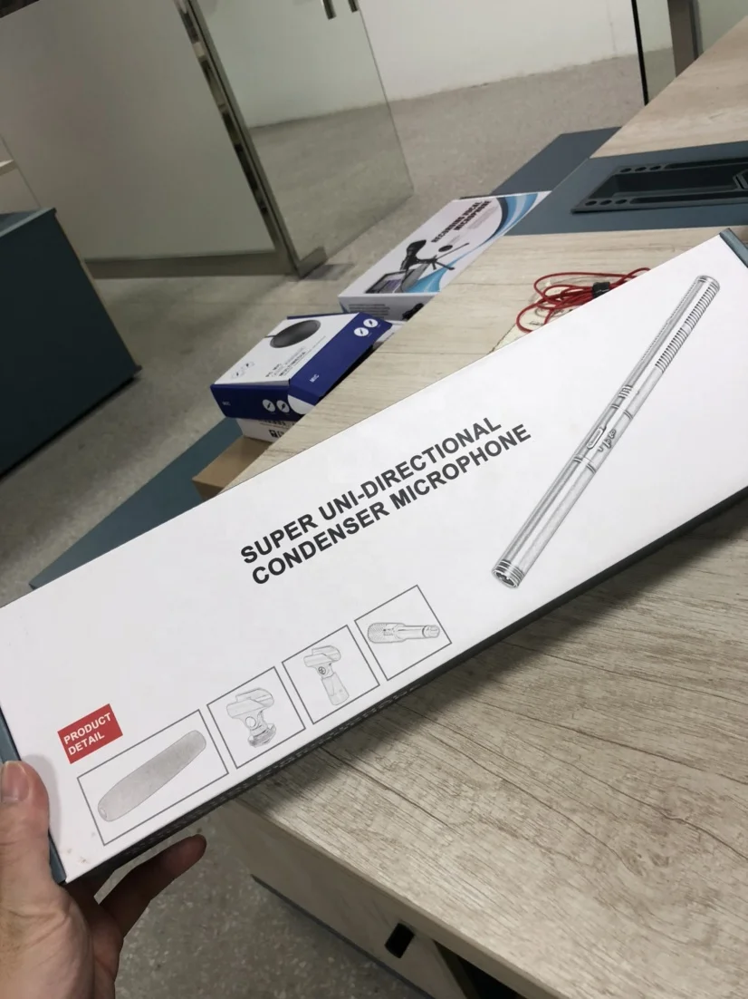 Professional Shotgun Interview Microphone Directional Condenser MIC for DSLR DV Camcorders Video Camera Mic