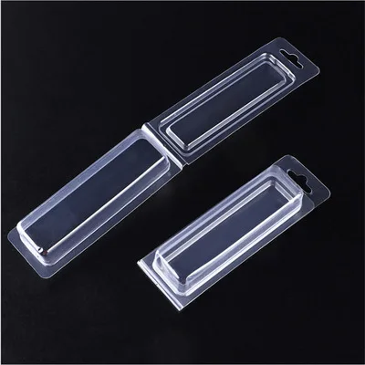 Mini MOQ Clear Plastic PVC Packaging Boxes High Transparent PET RPET Plastic Retail Packaging Box