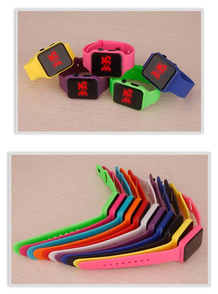 Hot sale promotional gift sports bracelet led digital watches