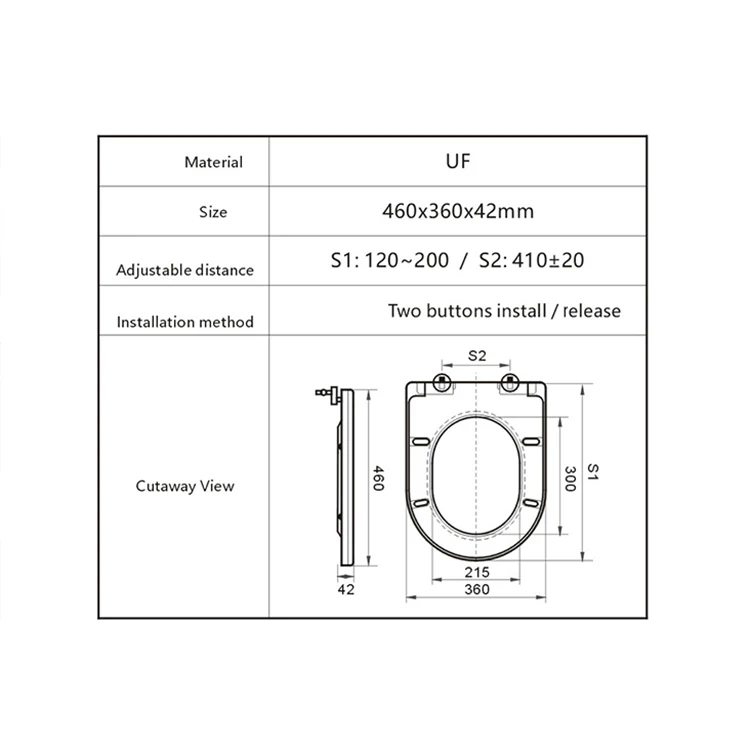 Duroplast slim sanitary ware u shape urea material home lavatory seats wc toilet lid hotel toilet seat