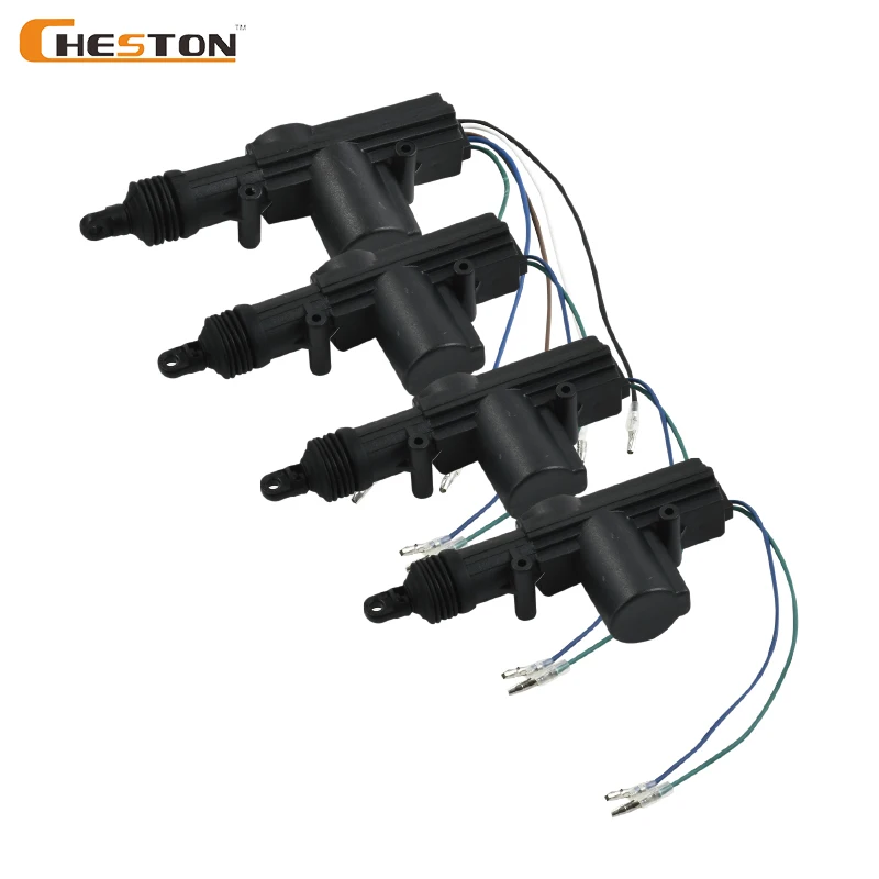 4 Door Lock Actuators 1 Master 3 Slaves Central Door Locking System Car Alarm System