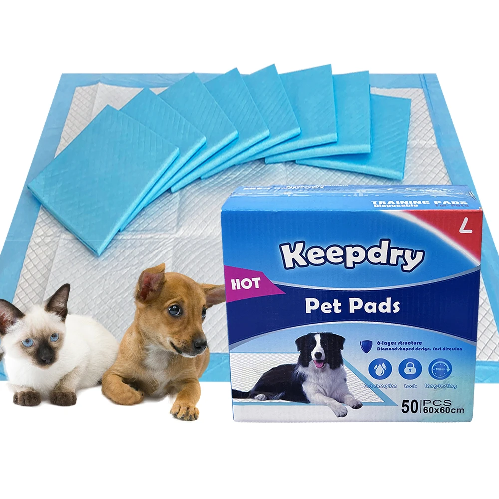 Disposable Factory Direct Wholesale Puppy Pee Pads Dog Pet Supply Bed Pad Pet Training Urine Absorbent Pad