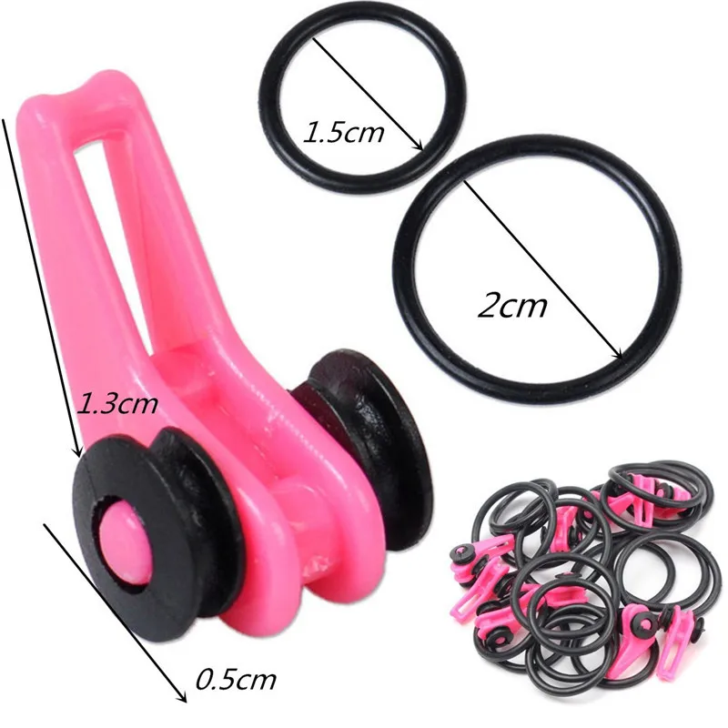 10pcs/lot Plastic Fishing Hook Secure Keeper Holder Lure Accessories Jig Hooks Safe Keeping For Fishing Rod Tool
