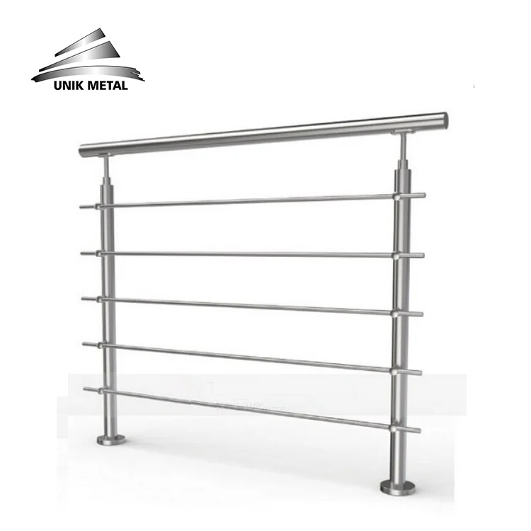 304 316 exterior external inox stair case steps hand rail deck stainless steel balcony fence stairway railing