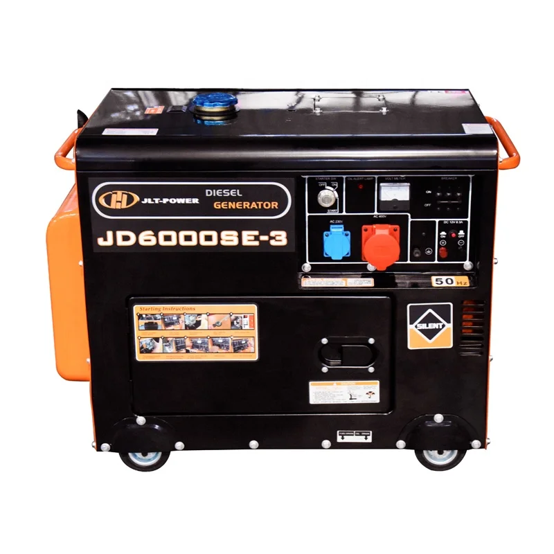 Chinese Powerful Portable  super silent diesel generator 4kw 5kw 6kw 8kw 30kw with CE