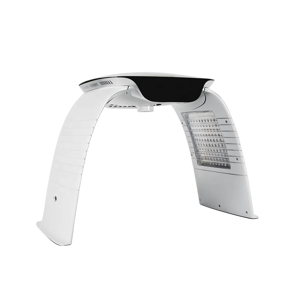  7 Photon Colors Speech Control Anti Acne Facial Treatment Foldable LED Light Therapy PDT