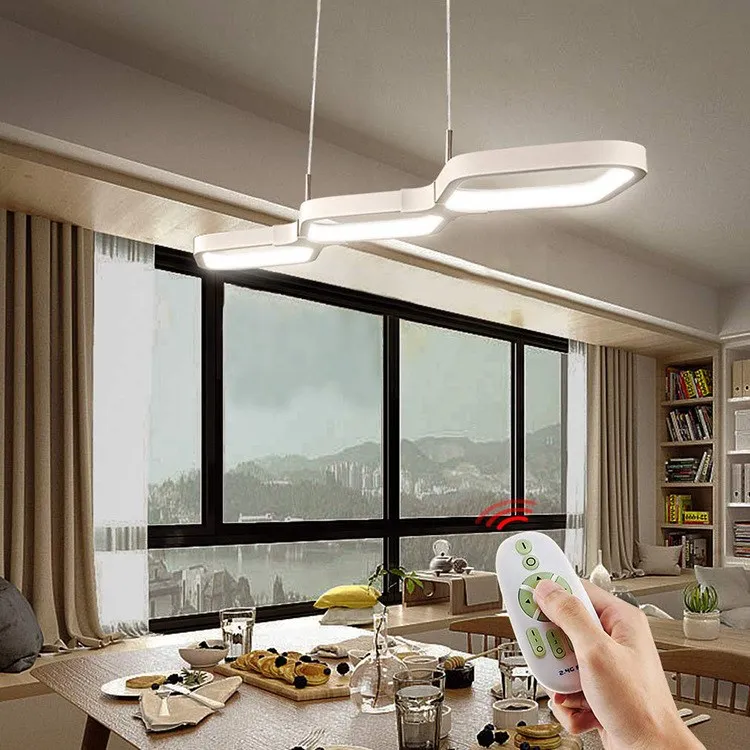 High quality indoor led pendant ceiling light modern simple led chandeliers and lamps for office