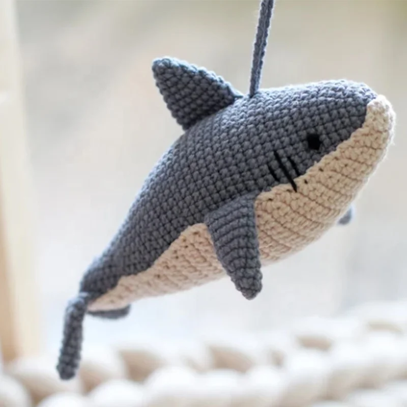 100% Cotton Crochet Soft Eco-friendly Baby Gym Toys Montessori Newborn Gift Nursery Decoration Hanging Toys