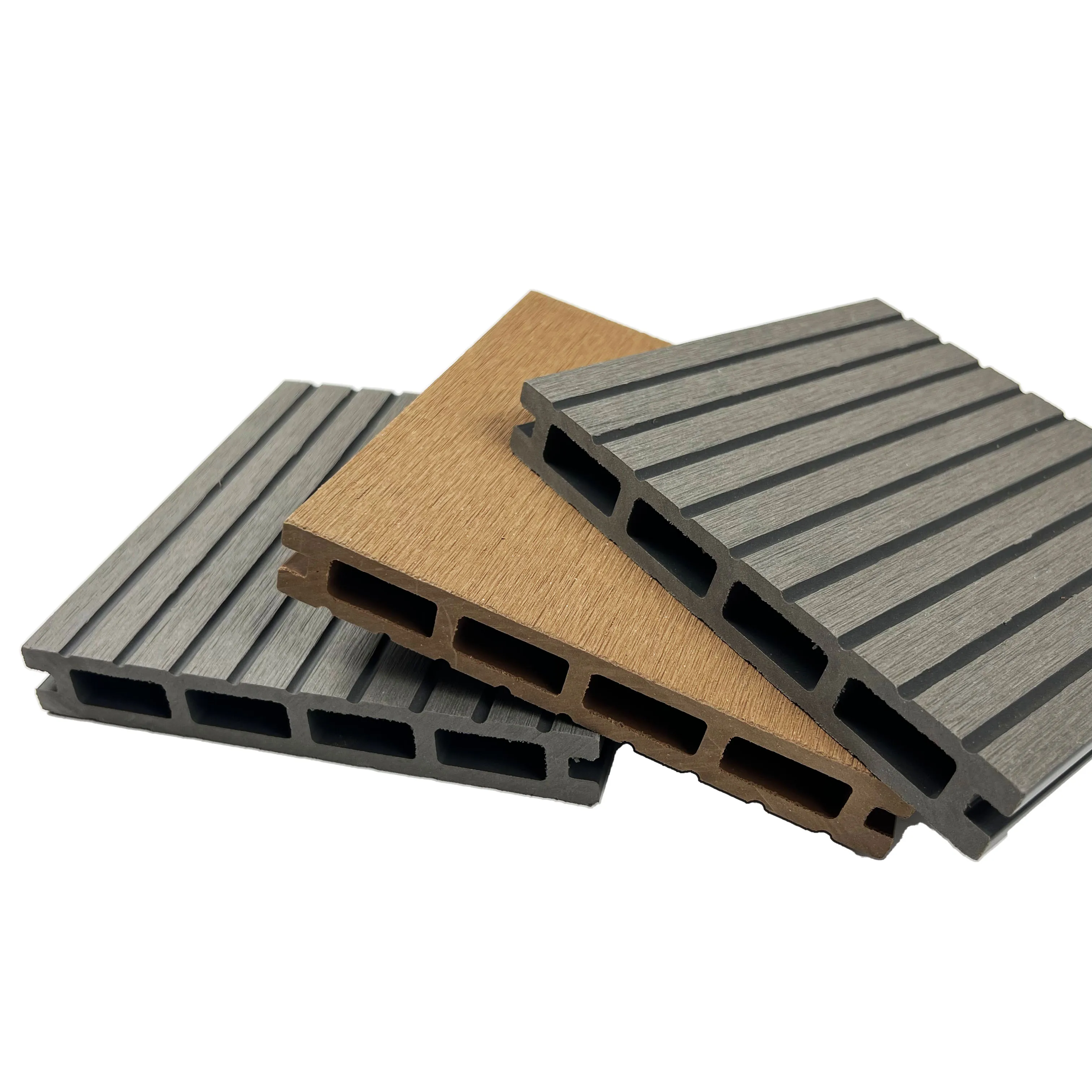 crack-resistant engineered composite decking board wpc