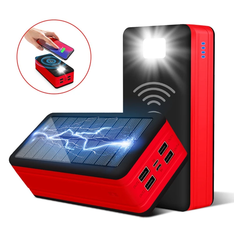 Wholesale Shenzhen Charger Iphone Solar Power Bank 50000mah Mobile Phone Powerbank 2022 For Cell Phone