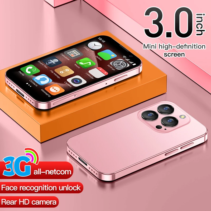 SOYES XS18 Pro Mini Smartphone 3G Network 3.0' 2GB RAM 16GB ROM Android8.1 With Facial Recognition Dual SIM Standby Small Phone