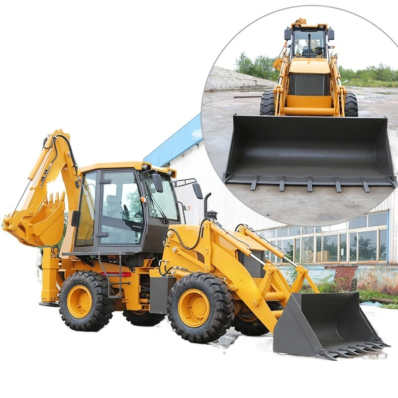 Hot sales china price compact 4x4 chinese mini backhoe loader small articulated backhoe excavator wheel loader with backhoe