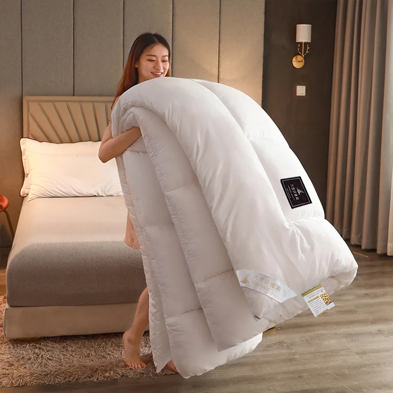 
2020 new spring and autumn soybean quilt 10 kg quilt core sanding thickened warm winter quilt 