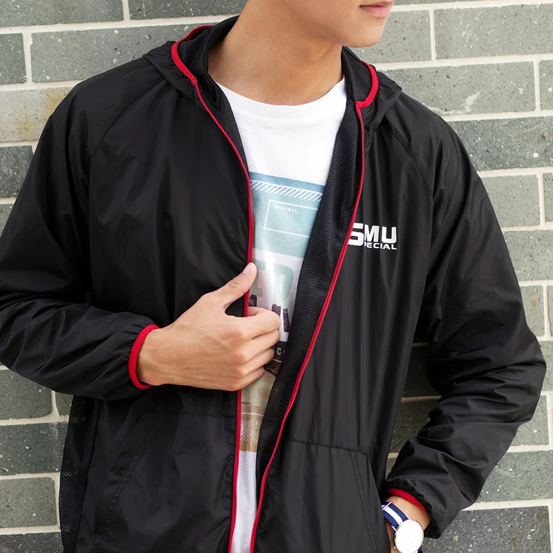 Customize Windbreaker Zipper Logo Printing New Design Logo Long Sleeve Plus Size Zip Up Waterproof Jacket