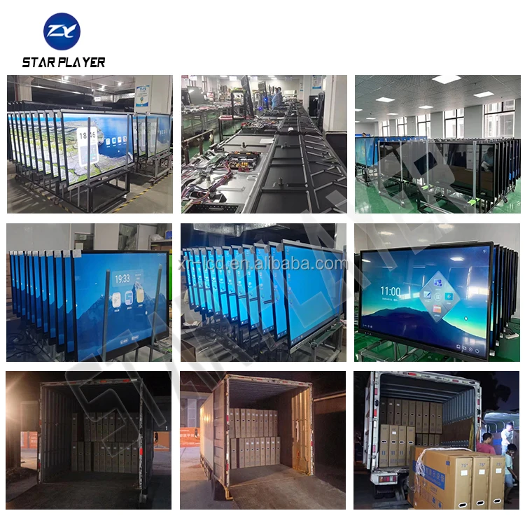 Spot goods china 86 inch infrared zero paste technology for meeting room screen board interactive whiteboard all in one machine