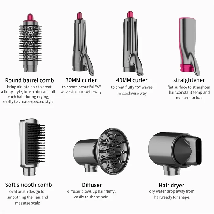 multifunctional hair styler