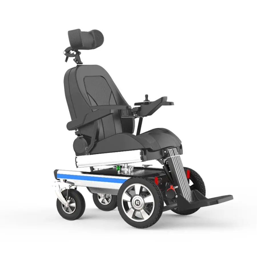 High Strength Manual Seat Rotation Lithium Ion Battery Flexible Foldable Intelligent Mobility Lightweight Electric Wheelchair