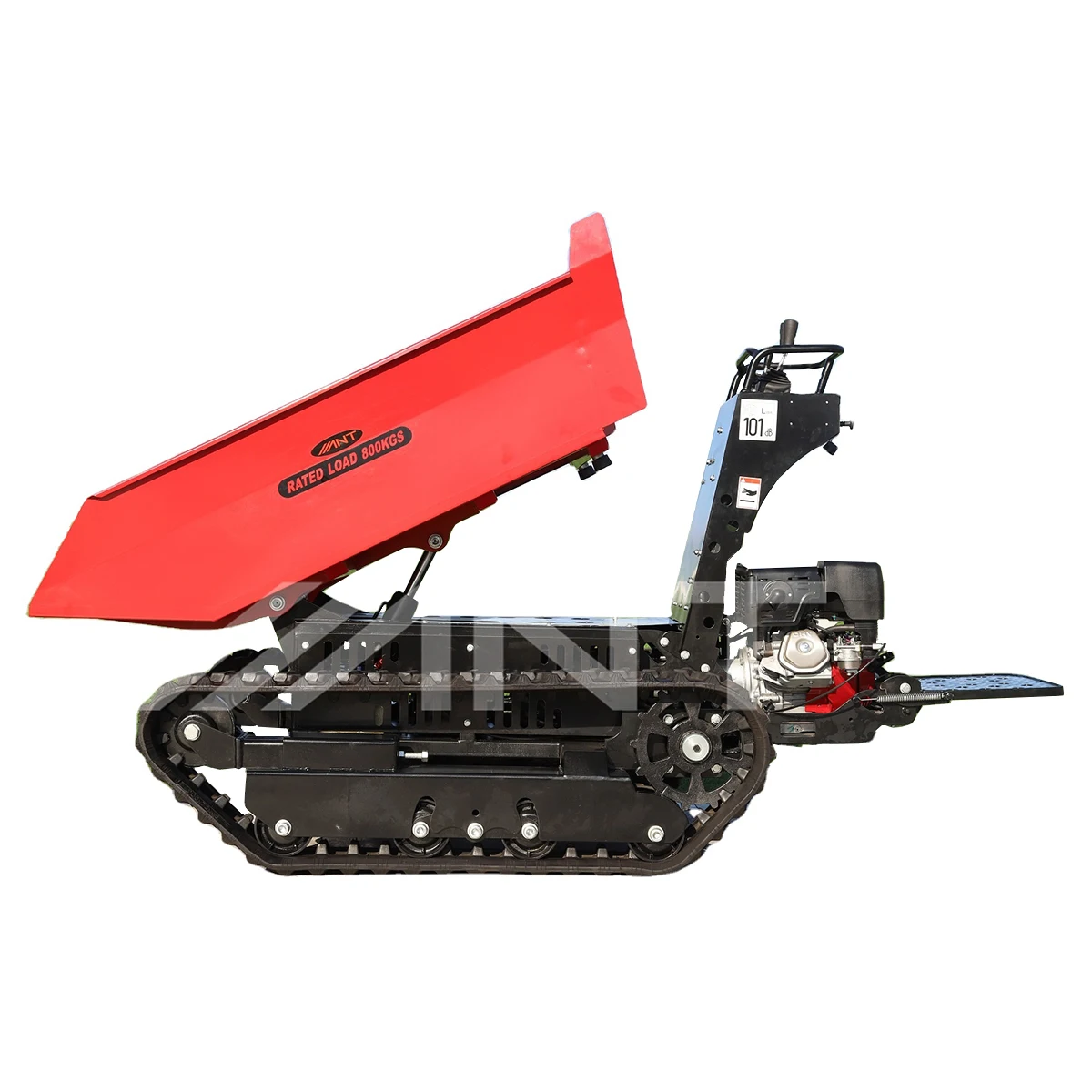 ANT Full Hydraulic Small Track Garden Loader Automatic Dumper Self Loading Mini Dumper