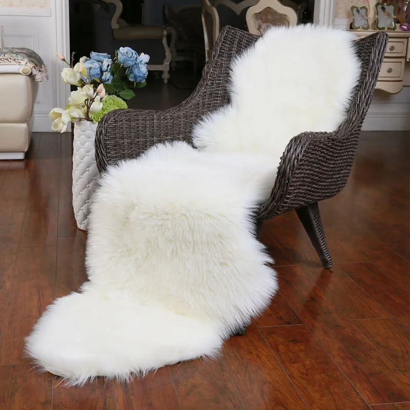 2020 faux long wool short sheepskin shaggy wool carpet rugs mats  for floor sofa bed