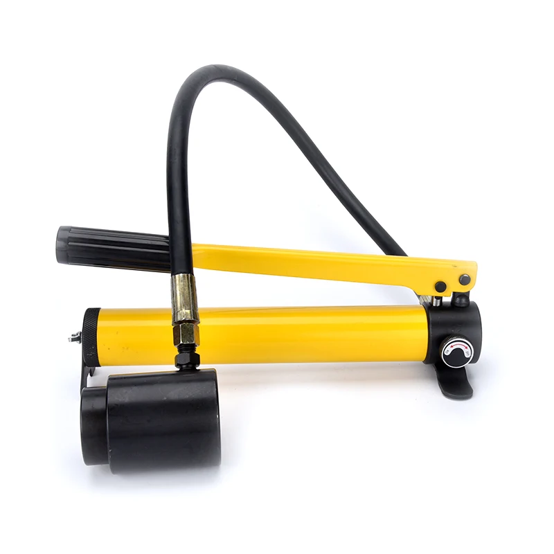 Hydraulic hole making press machine for making holes