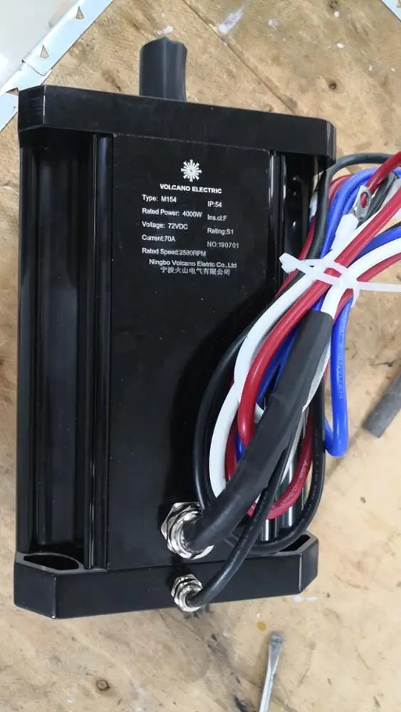 DC motor EMP013 72V 4kw 4000W 2580RPM 65.36Amp 14.81Nm eB3 B14 B34 B5 lectro-tricycle BLDC brushless dc motor with controller