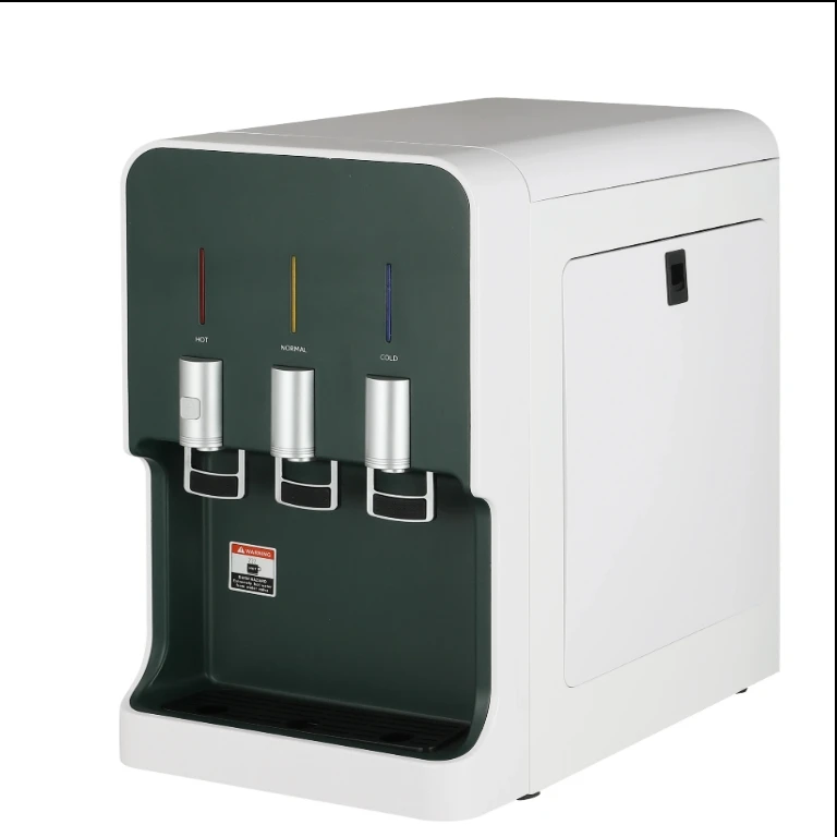 Elegance Standing Design Compressor Cooling Desktop Direct Line Water Dispenser YLRT-V9 Available With 3 Taps