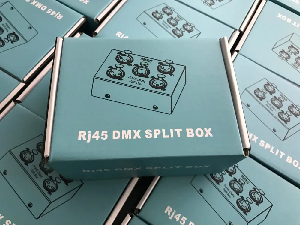 Stage Light Equipment RJ45 To DMX Split Box XLR 3 pin or 5 pin Female Male Socket