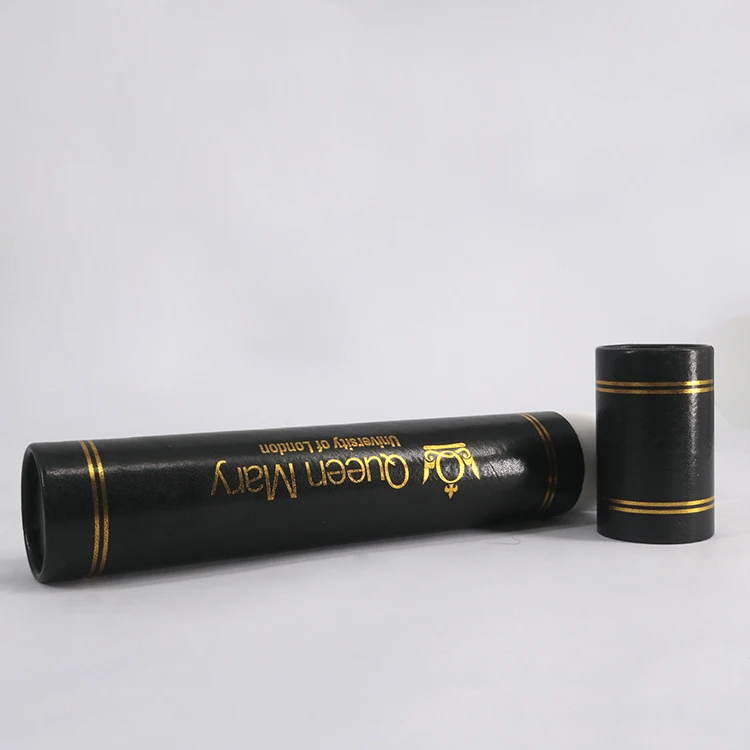 Wholesale Cheap 5*32cm Gold Stamping Leather University Certificate Scroll Holder