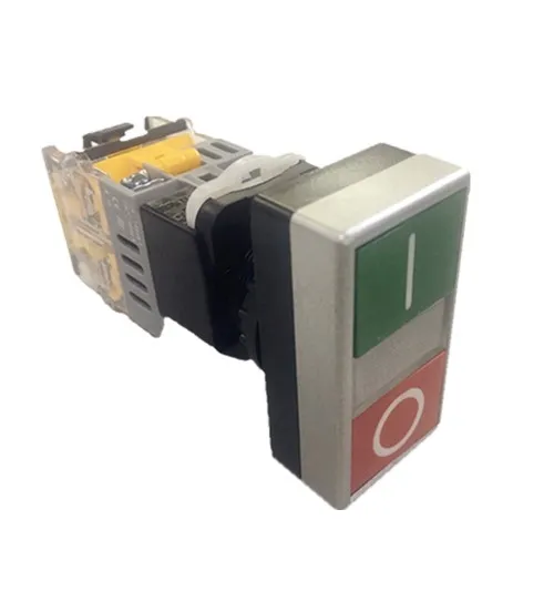 LA38 series 22mm illuminated control button 10a  red green on off button switch