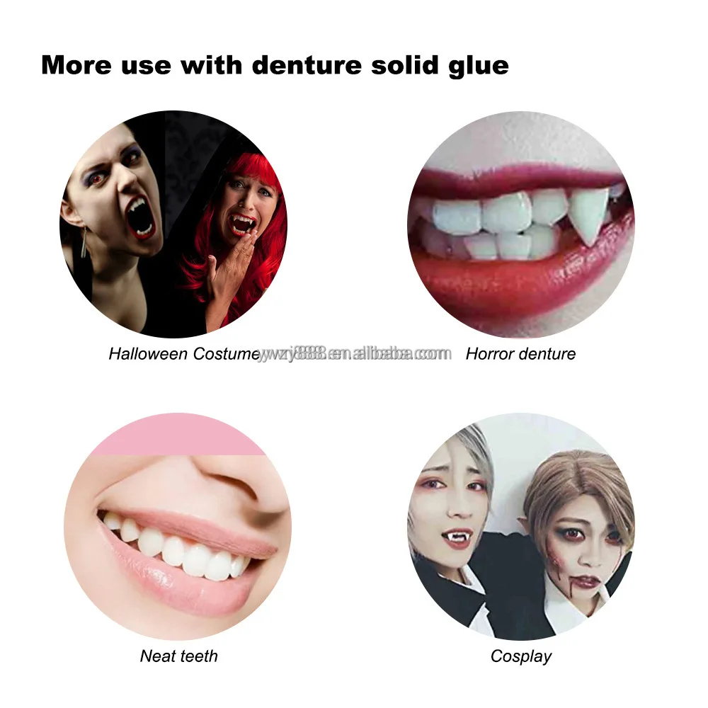 Film and television make-up dentures modification temporary filling teeth glue false filling tooth gap filling