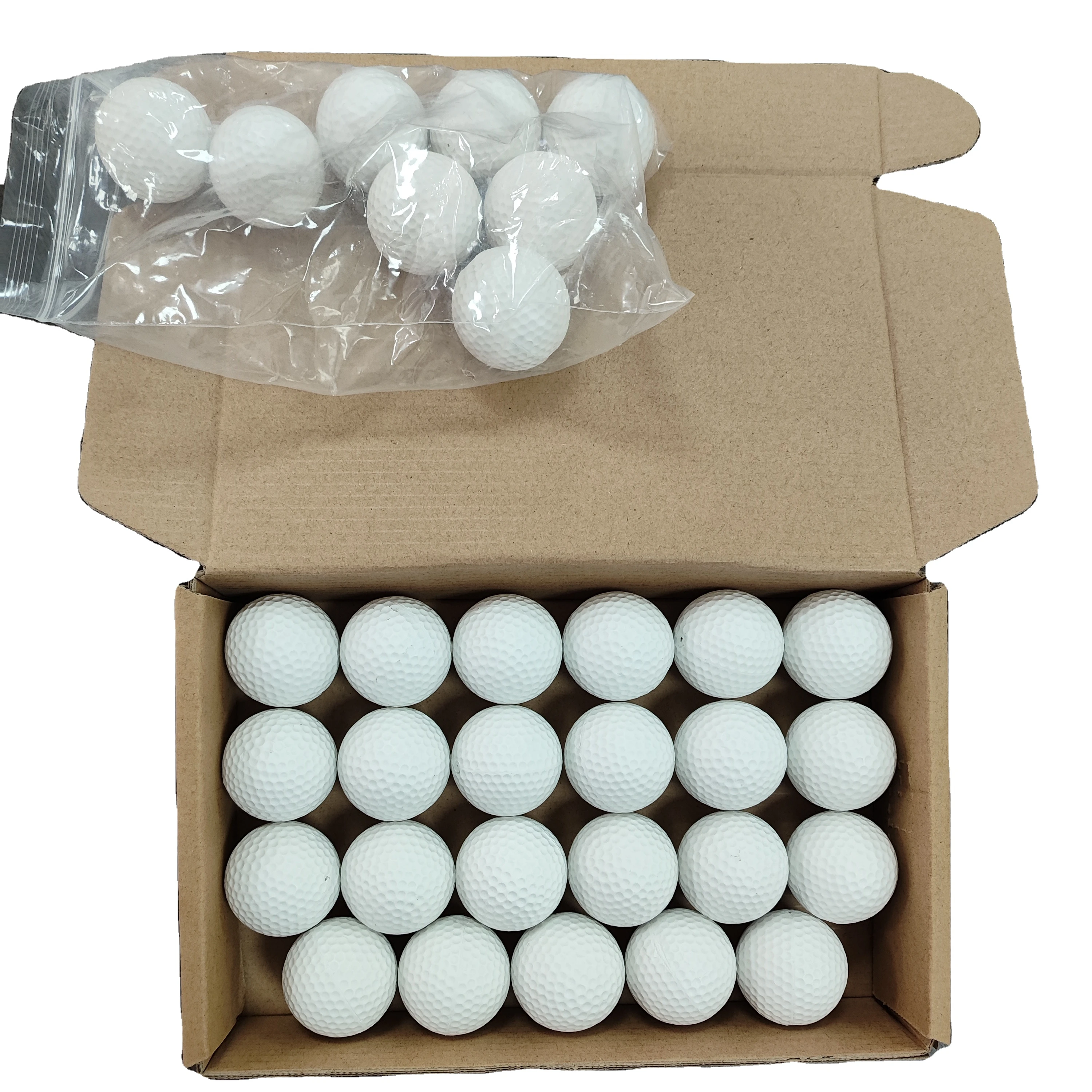 Wholesale Custom Printed NON-TOXIC Fully Biodegradable GOLF BALLS THAT DISSOLVE IN WATER ECO FRIENDLY GOLF BALLS