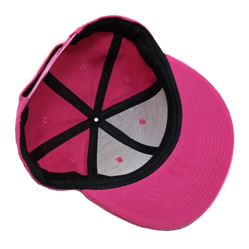 OEM Custom 6 Panel Blank Snapback Hats Wholesale Design Your Logo Gorras Sports Plain Hip Hop Hat