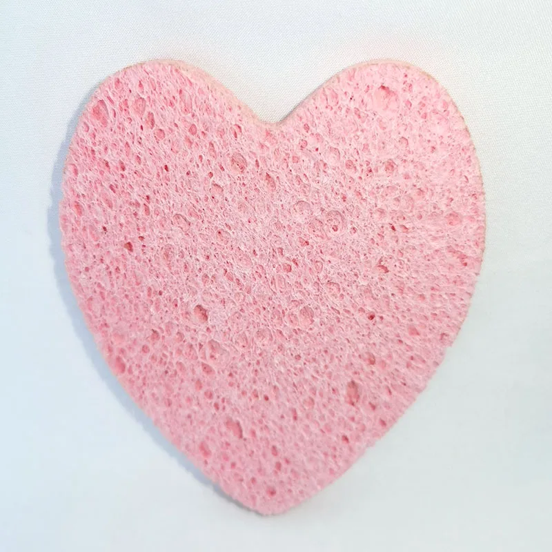 
Pure fiber porous breathable cellulose facial compression cleaning sponge 