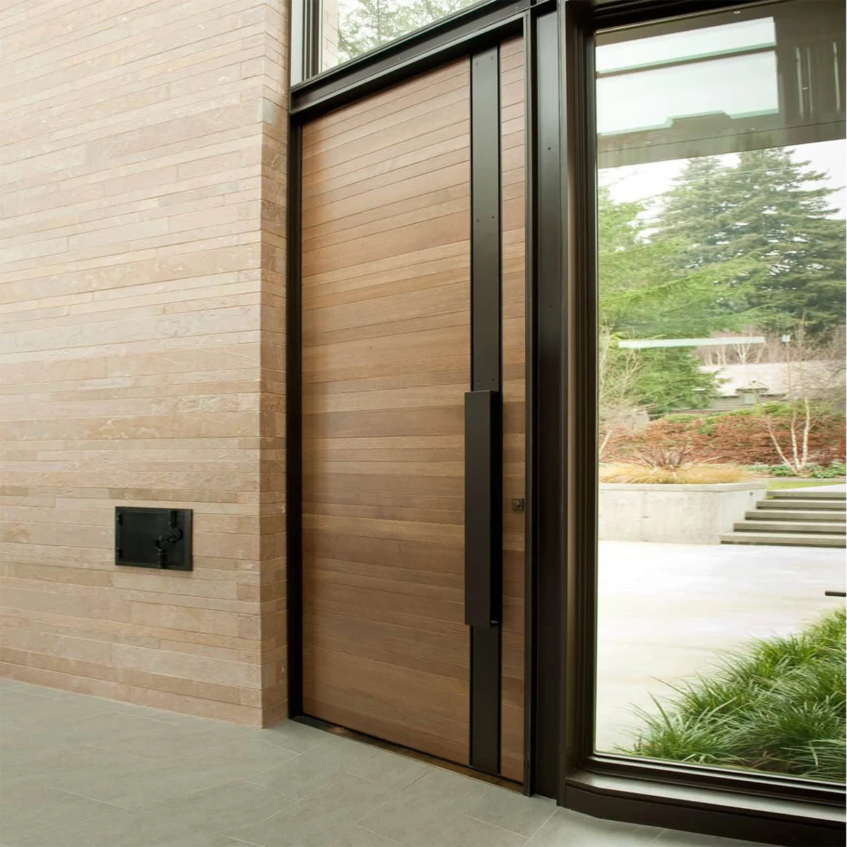 new modern teak main entrance wooden swing door design price wood wooden door For home