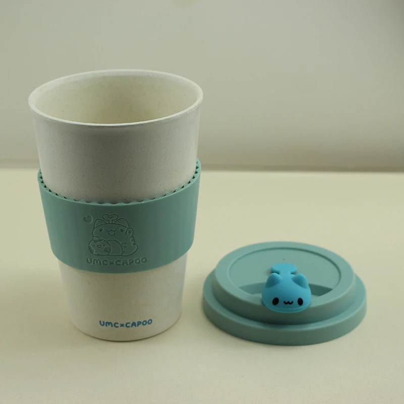 Best selling items new style green lifestyle bio bamboo fiber travel mug