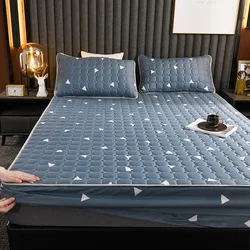 Printed Quilted Fitted Mattress Pads Cover Bed Cover Cheap Mattress Protector Cover Washable Mattress Covers Protectors