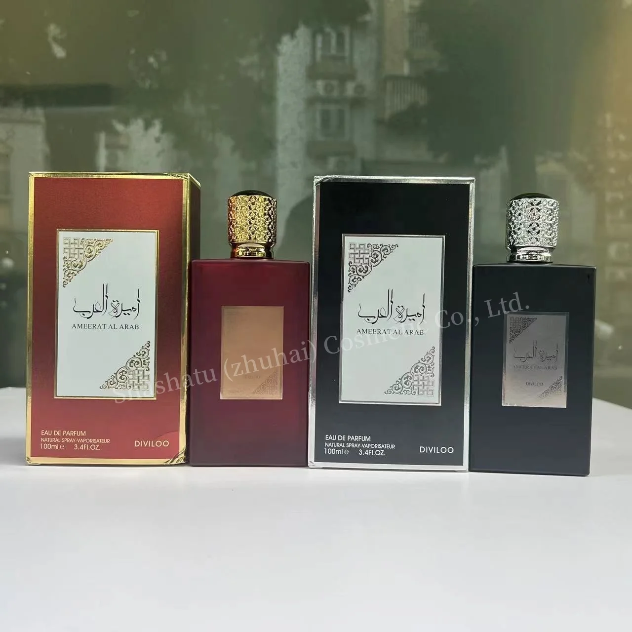 Dubai arabic perfume water Red 100ml Arabian Perfume Woody Wholesale Dubai original Perfume for Women