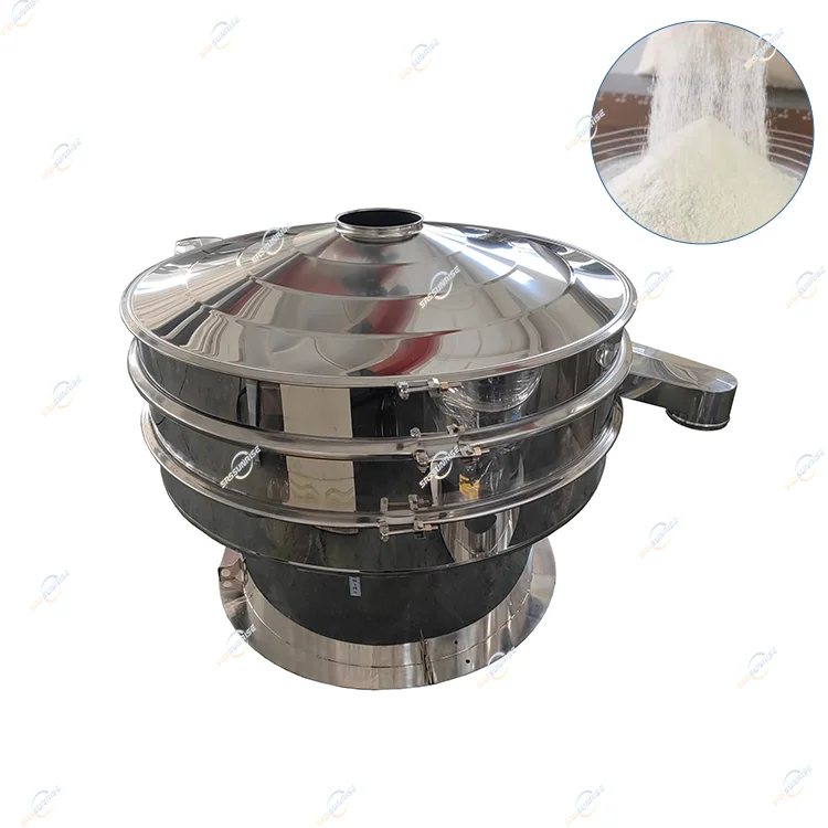 Activated Carbon Screening Glucose Maltose Powder/Chemical Granule/Gyratory Double Layer Vibrating Screen