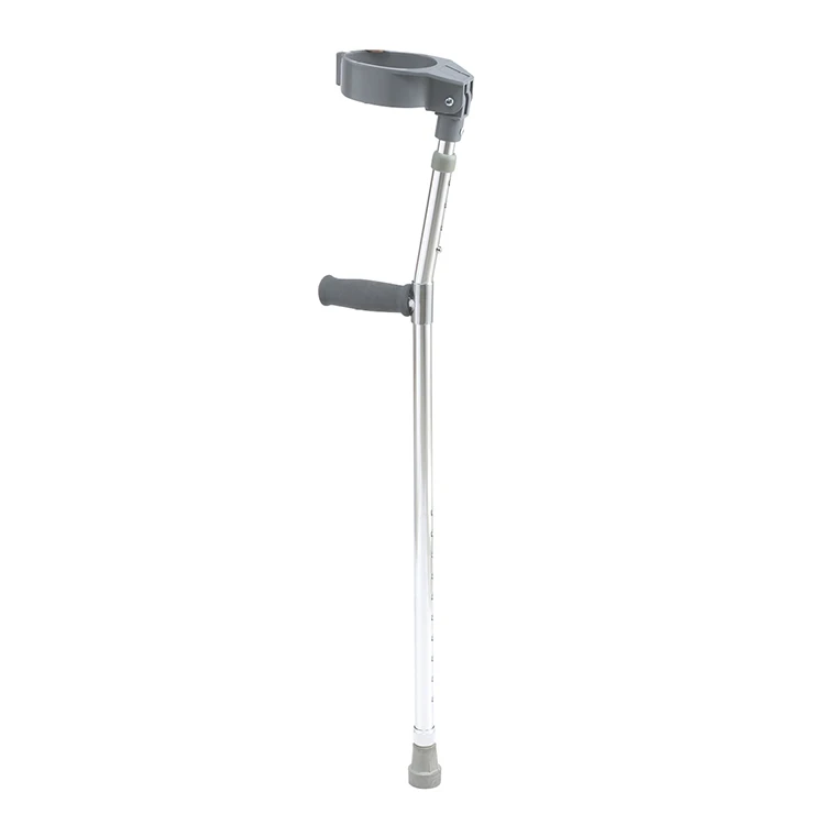 Medical Ergonomic Disabled Walking Crutch Stick Aluminium Alloy Axillary Crutches For Elder