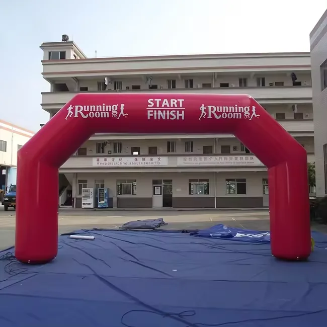 Airtight Air Printed Oxford Outdoor Custom Advertising Advertisement Door 20ft Inflatable Arch