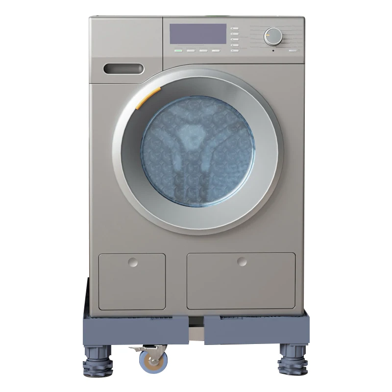 universal custom trolley multifunctional movable fridge mobile wheels steel adjustable stand base pedestal for washing machine