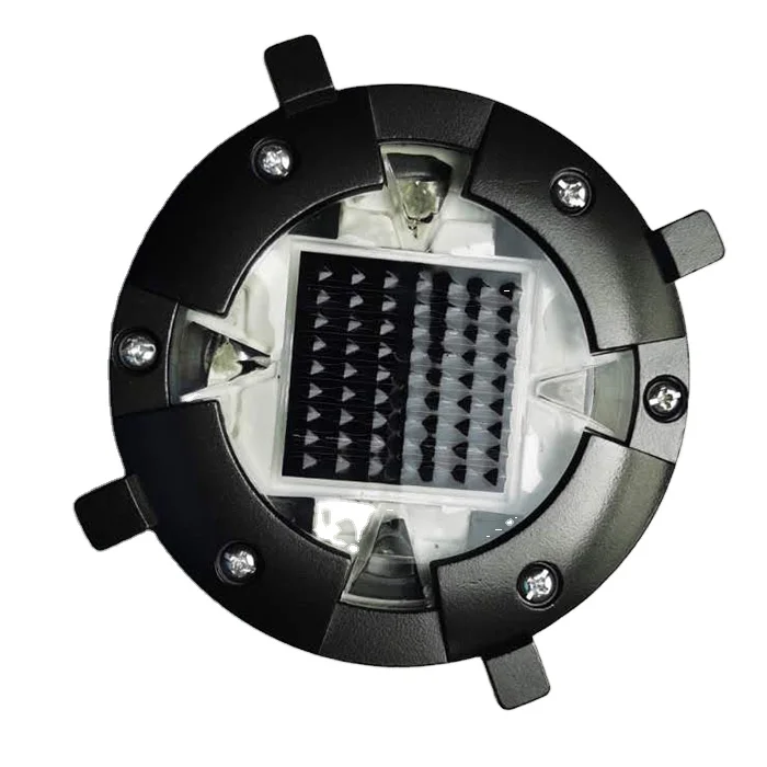 Solar powered runway marker aviation obstruction warning light Road Stud