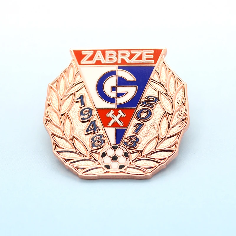 2023 new product  promotional business gifts enamel christmas gold hard enamel metal lapel pin badge manufacturer