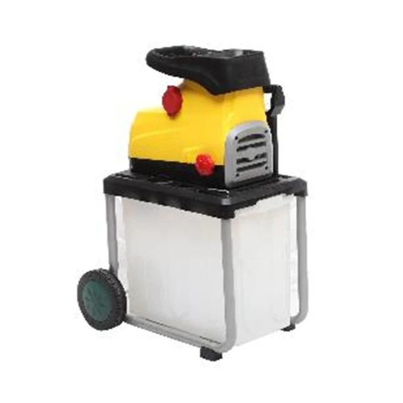 SREB-L2600-40 Electric Silent Wood Chipper & Shredder Leaf Mulcher electric shredder with Garden Collecting Bin