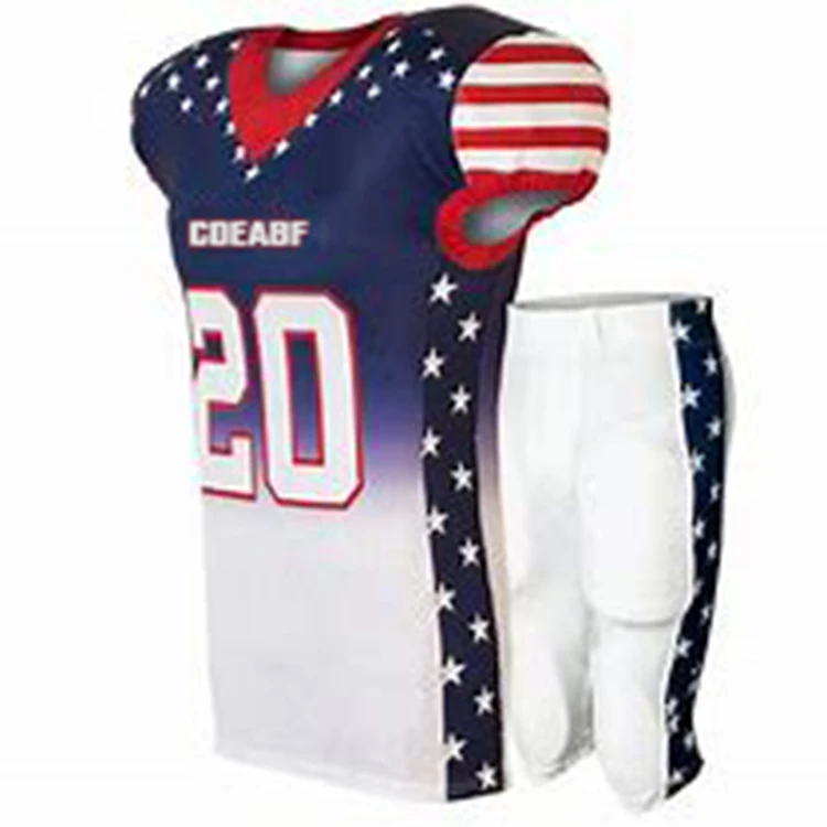 Factory Maker Custom Training Jerseys Unisex OEM Logo Item Sublimated american football uniform