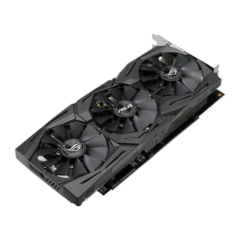 Новейшая видеокарта ROG Strix Radeon RX 580 O8G Gaming OC Edition GDDR5 DP Ready AMD Graphics Card в