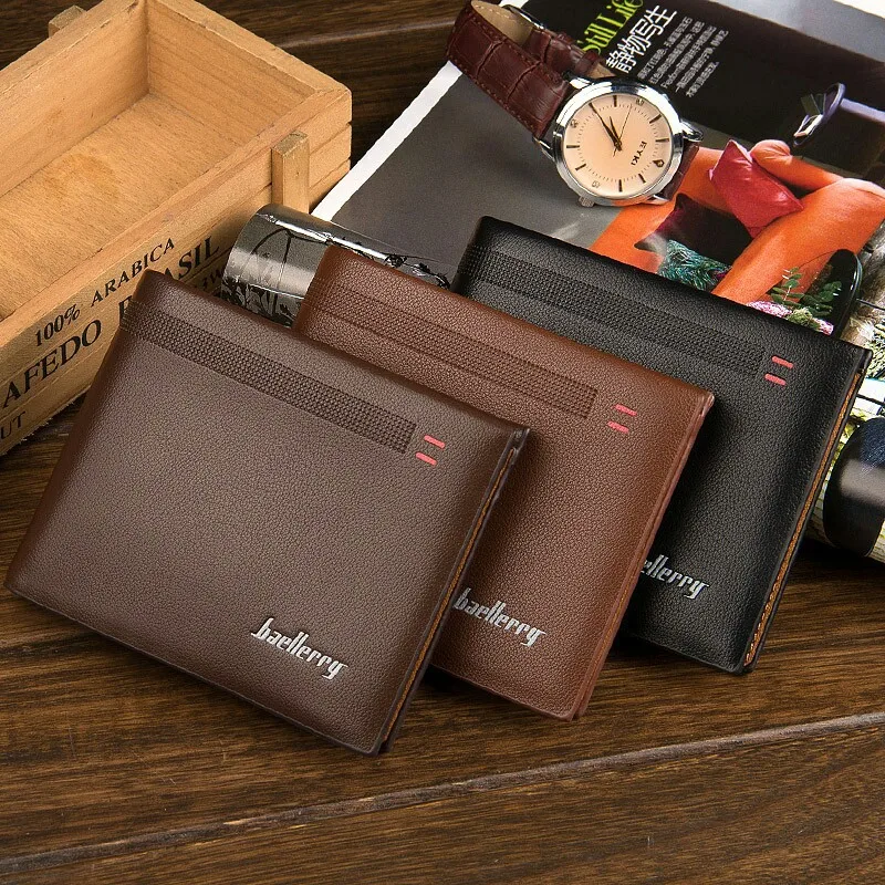 Hot sales high quality genuine leather Classic Man Wallet Leather Quality purse Men wallets slim