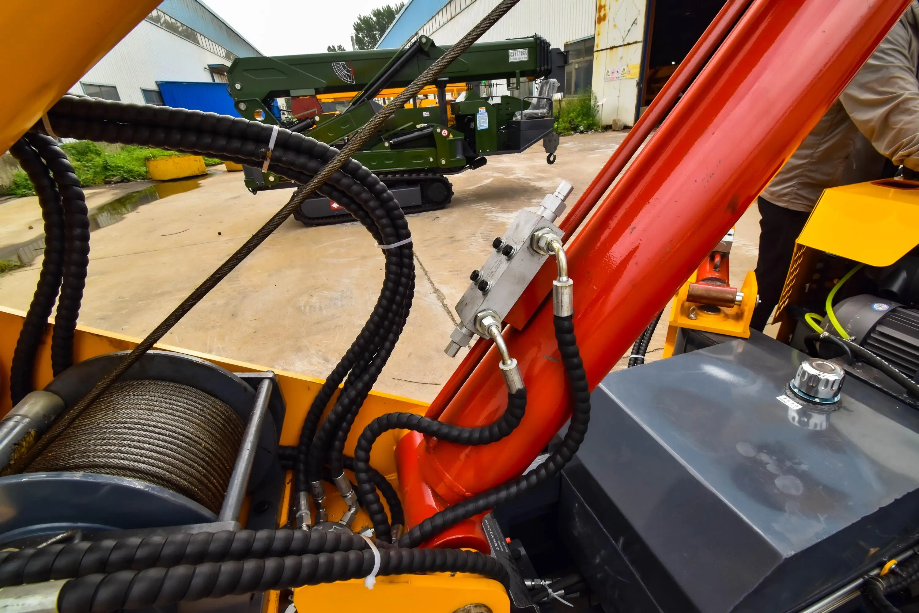 1t 2t 3t 4t 5t High End Good Quality Diesel Gasoline Power Electric Mini Crane with EPA