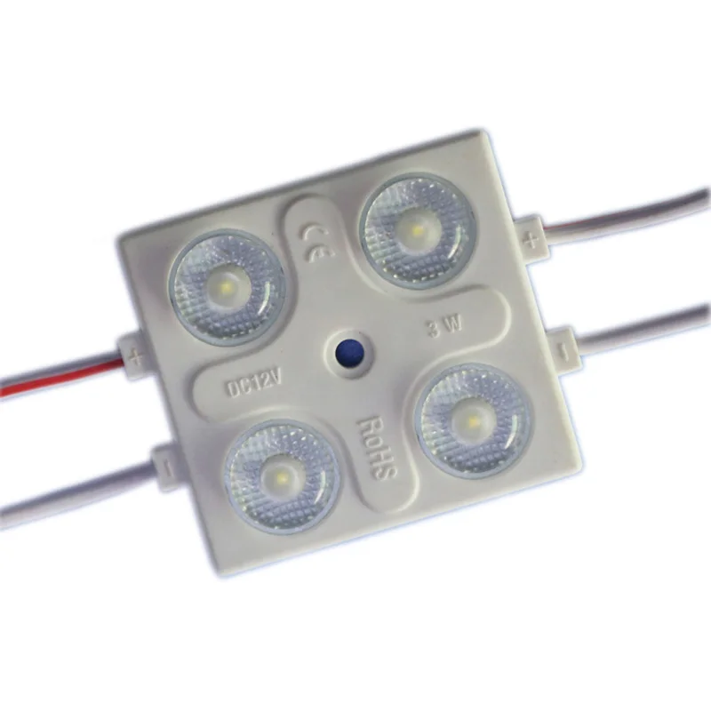 
New type led module Black shell smd 2835 4leds injection molding led module cool white COLOR for signs 