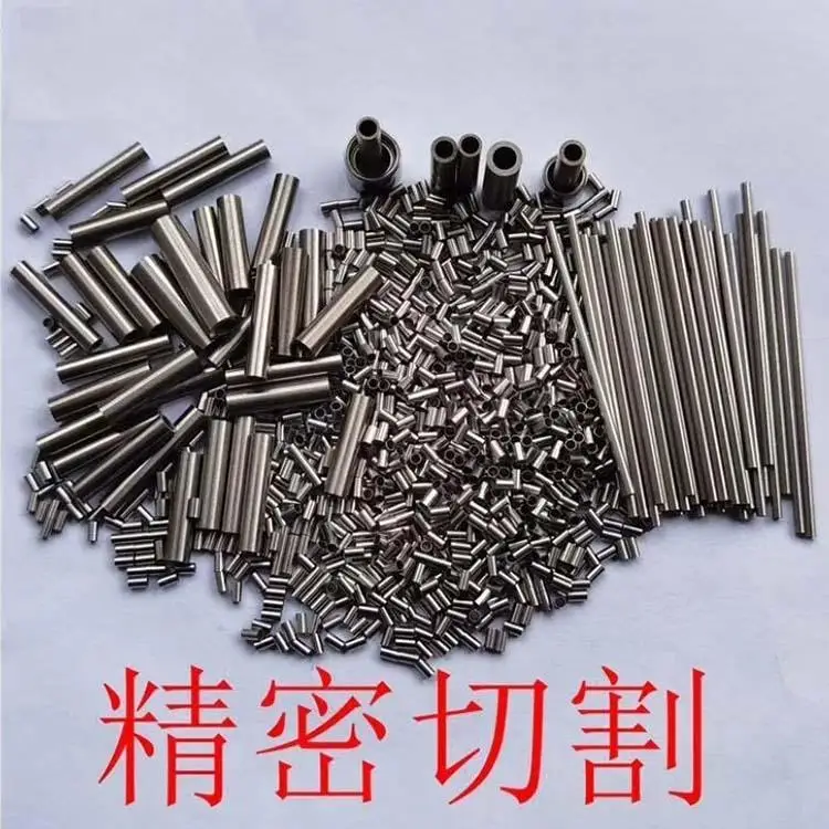 Stainless steel capillary professional manufacturer sharpening medical oblique needle laser cutting drilling and slotting